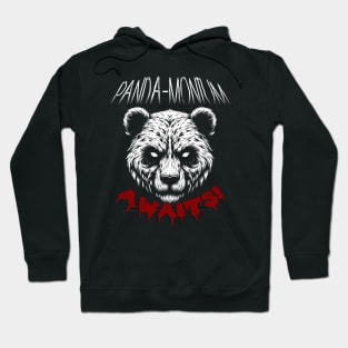 Creepy Possessed Panda Bear Hoodie